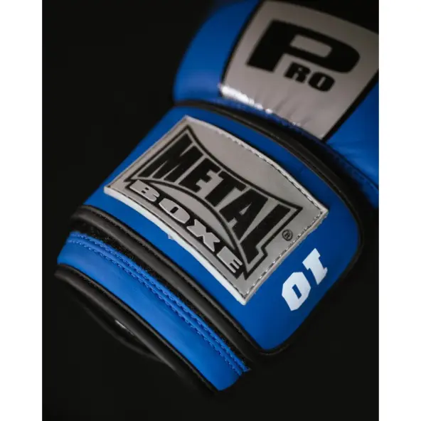 Guantes de Boxeo Competición Velcro Metal Boxe
