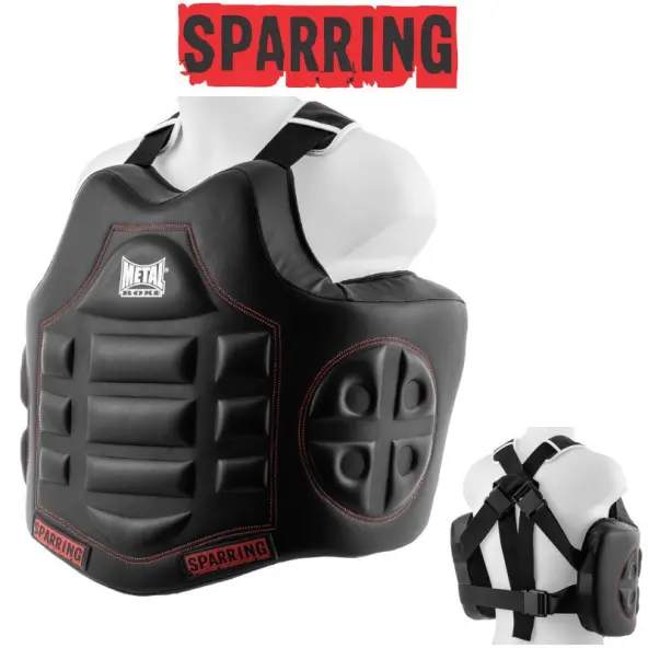 Peto Integral de Sparring Metal Boxe