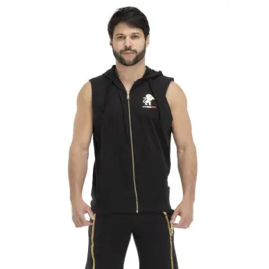 Chaleco con Capucha sin Mangas Leone Gold - 4