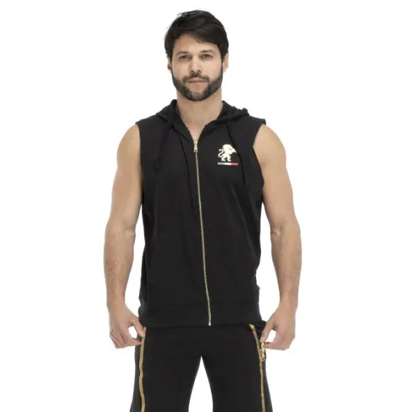 Chaleco con Capucha sin Mangas Leone Gold