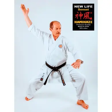 Kimono Karate Kamikaze New Life Sensei corte kata hecho en Japón - 5