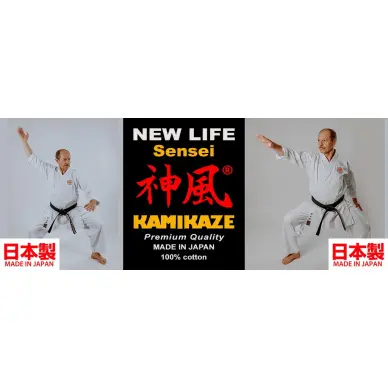 Kimono Karate Kamikaze New Life Sensei corte kata hecho en Japón - 7
