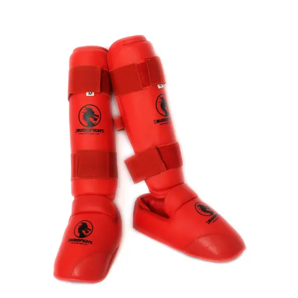 Espinilleras y protectores de pies de kárate FFK