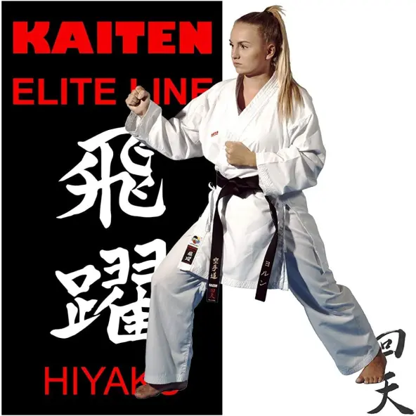 Kimono de Karate Kaiten Hiyaku Kumite WKF con logo bordado