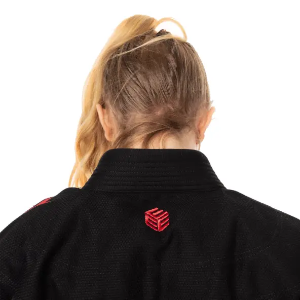 Kimono JJB Tatamis FightWear Lady Estilo Black Label corte entallado