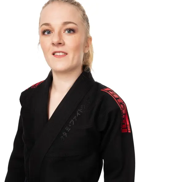 Kimono JJB Tatamis FightWear Lady Estilo Black Label corte entallado