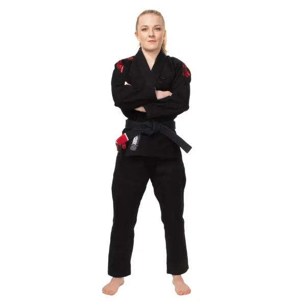 Kimono JJB Tatamis FightWear Lady Estilo Black Label corte entallado