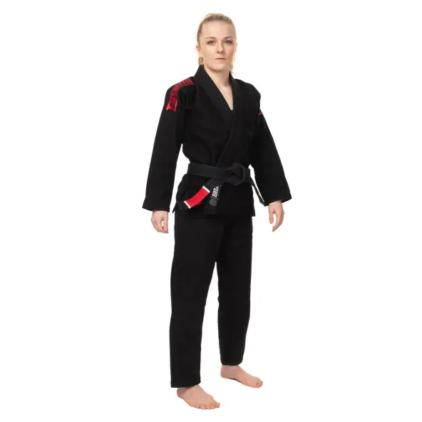 Kimono JJB Tatamis FightWear Lady Estilo Black Label corte entallado