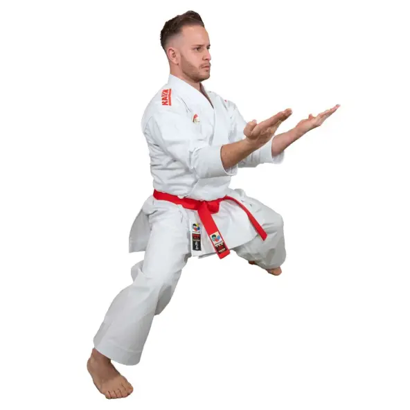 Kimono de Karate Kaiten Saizen Corte Kata WKF con logo bordado