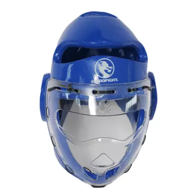 Casco Taekwondo Azul con visera - 2