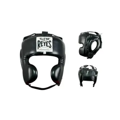 Casco de Boxeo Sparring Cleto Reyes Negro - 1
