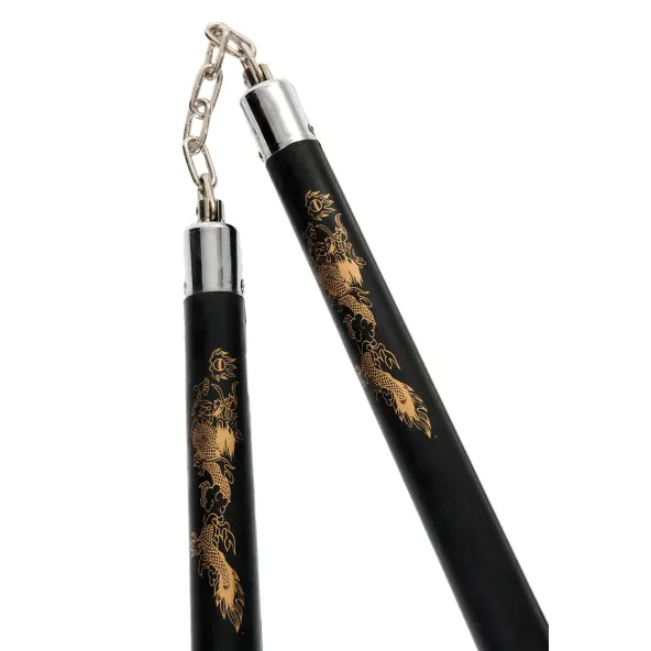 Nunchaku con Cadena de Goma