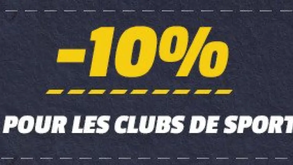 ¡-10% adicional para los clubes deportivos!