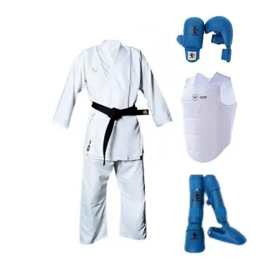Pack Karate Kumite WKF Azul - 5