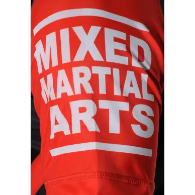 Rashguard MMA Negro / Rojo