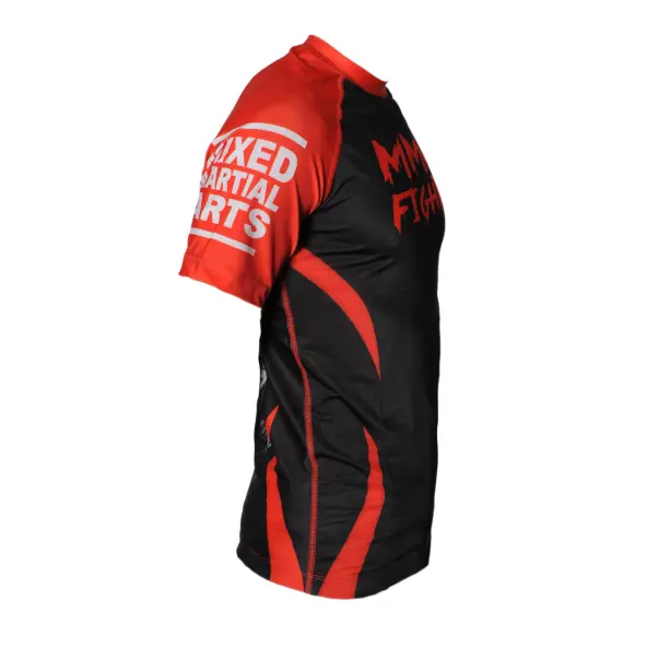 Rashguard MMA Negro / Rojo
