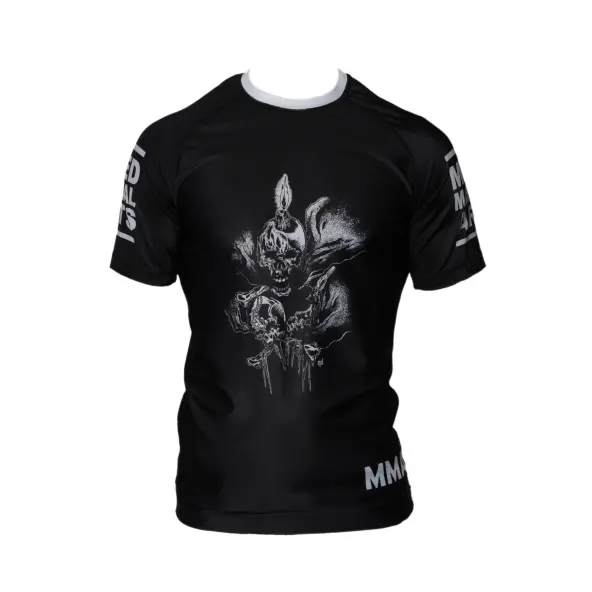 Rashguard MMA Negro Impresión calavera