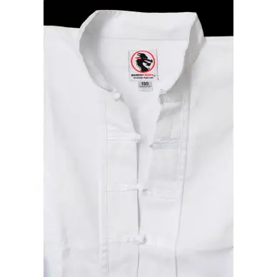 Traje de Kung Fu Chaqueta Blanca
