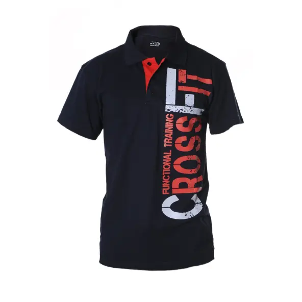 Polo Crossfit azul marino