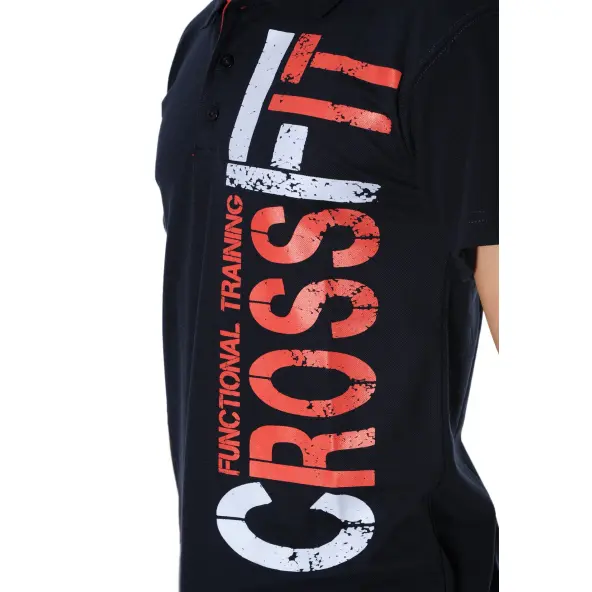 Polo Crossfit azul marino