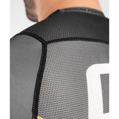 Rashguard Venum One FC Impact gris/amarillo mangas largas - 1