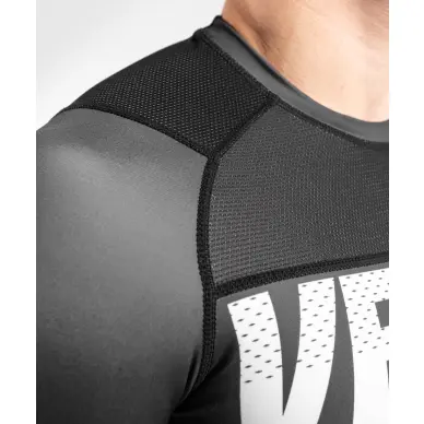 Rashguard Venum One FC Impact gris/amarillo mangas largas - 3