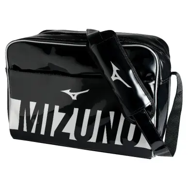 Bolsa Vintage Mizuno Enamel Negro/Blanco talla L
