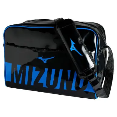 Bolsa Vintage Mizuno Enamel Negro/Azul talla L