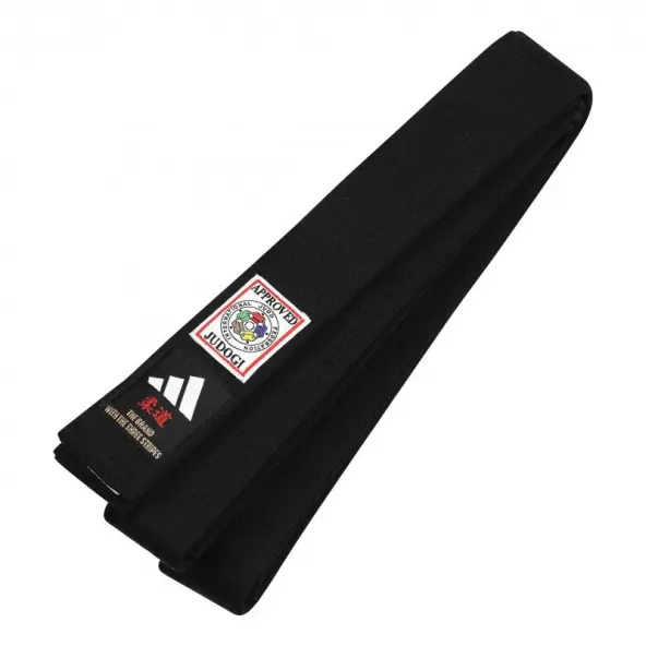 Cinturón de judo negro IJF Adidas