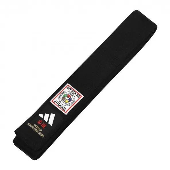 Cinturón de judo negro IJF Adidas