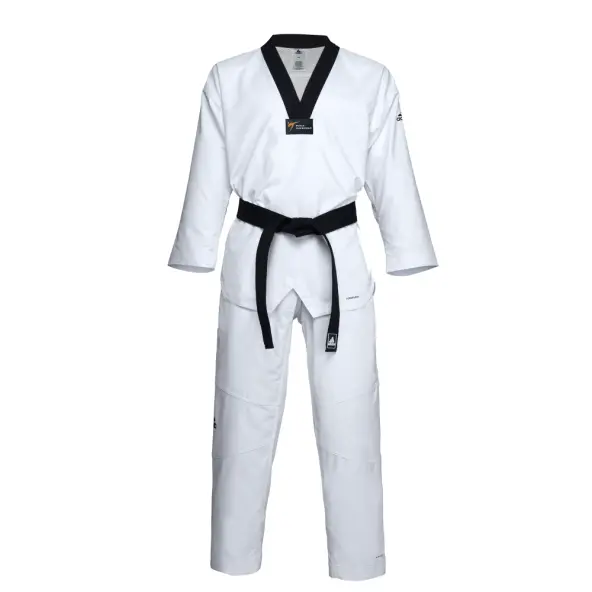 Dobok Taekwondo cuello negro Adifighter III