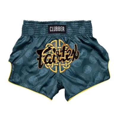 Short Boxeo Tailandés Fairtex Azul/Gris 1915
