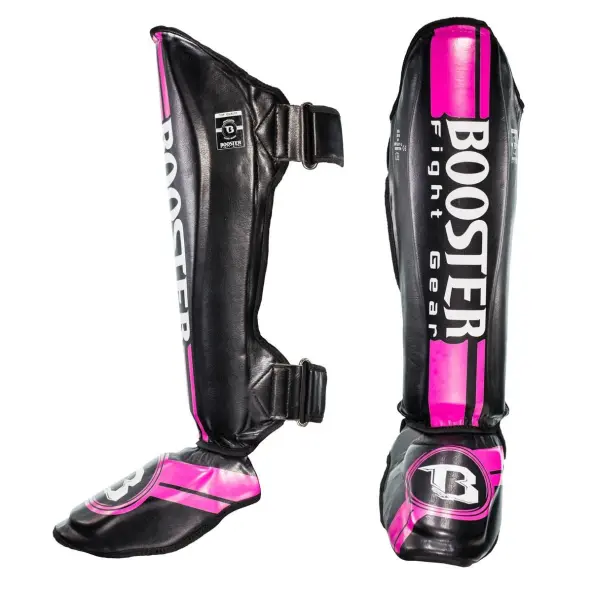 Espinilleras y protector de pie BSG V3 Rosa