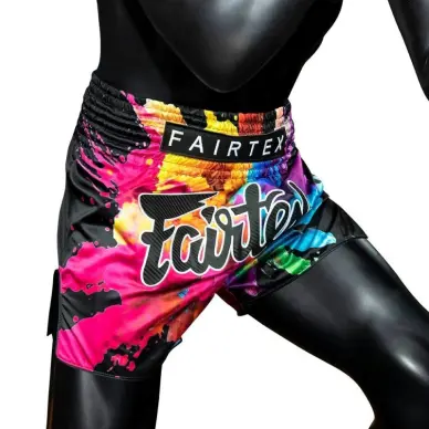 Short Boxeo Tailandés Fairtex BS1940 Black Funky Soul