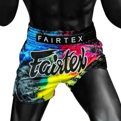 Short Boxeo Tailandés Fairtex BS1938 Black Acid Jazz