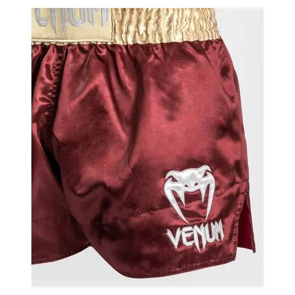 Short Boxeo Tailandés Venum Classic Burdeos