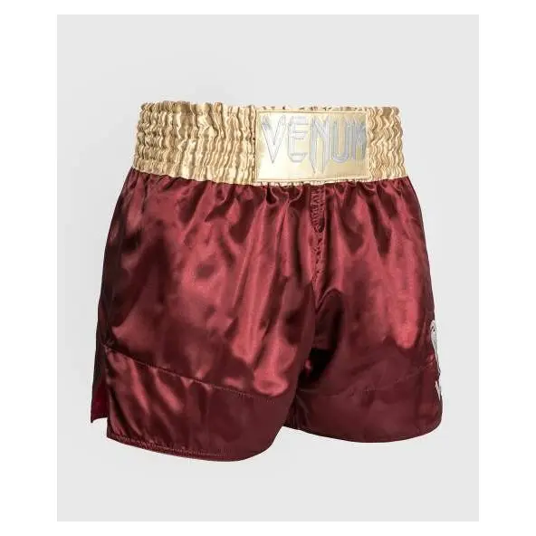 Short Boxeo Tailandés Venum Classic Burdeos