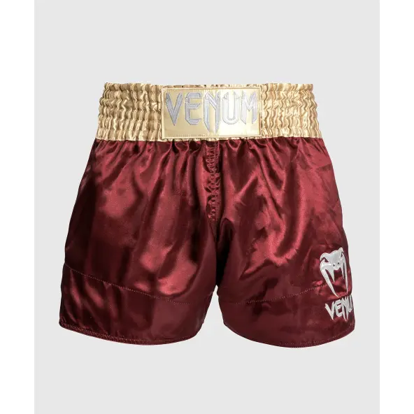Short Boxeo Tailandés Venum Classic Burdeos