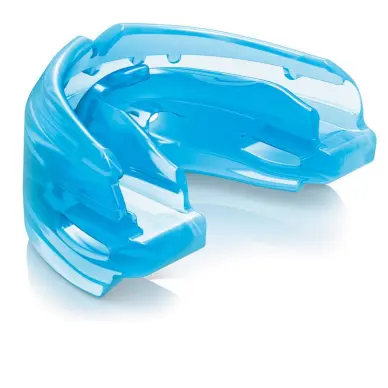 Protector Bucal Shock Doctor Double Braces Para Brackets Azul