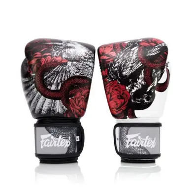 Guantes de boxeo de entrenamiento Fairtex Fantasy 100% cuero