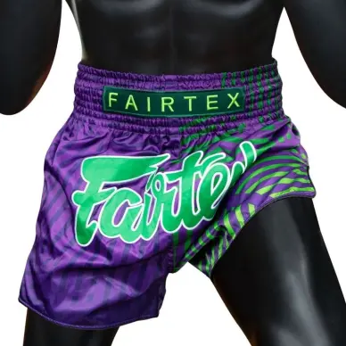 Short Boxeo Tailandés Fairtex Violeta/Verde 1922 - 2