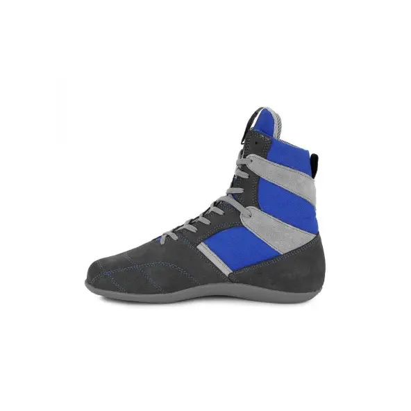 Zapatos de Boxeo Francés Rivat Top Gris / Azul