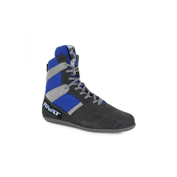 Zapatos de Boxeo Francés Rivat Top Gris / Azul