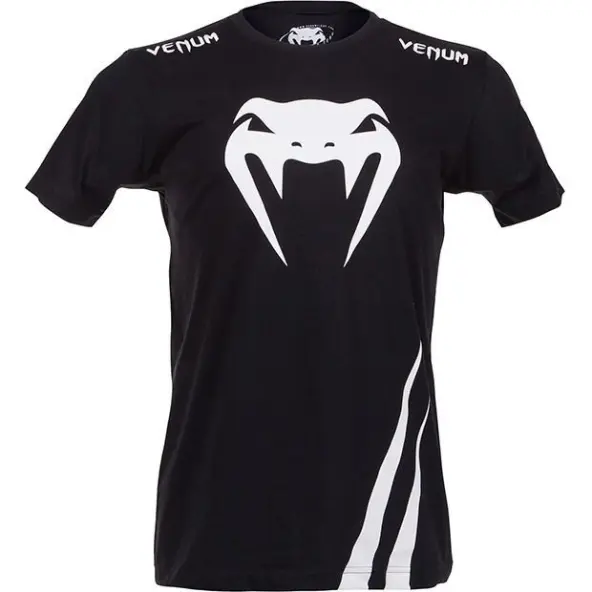 Camiseta Venum Challenger - Negro/Blanco