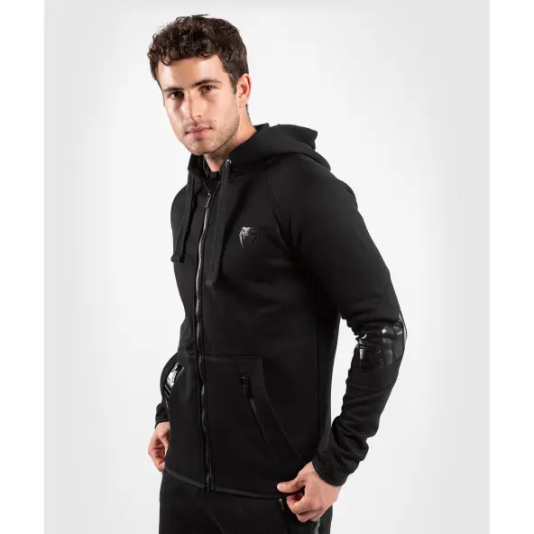 Sudadera Venum Contender 3.0 con cremallera Negra