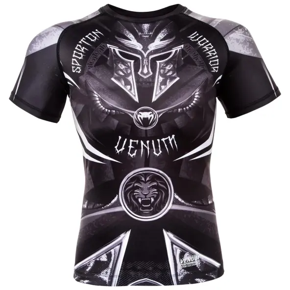Rashguard Venum Gladiator 3.0 Negro/Blanco