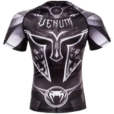Rashguard Venum Gladiator 3.0 Negro/Blanco - 7