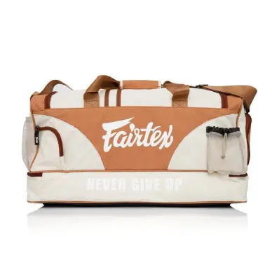 Bolsa de deporte Fairtex Crema/Marrón