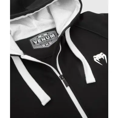 Sudadera Venum Contender 3.0 con cremallera Negra / Blanca - 6