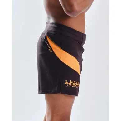 Short MMA Ajustado Naruto x Elion Negro/Naranja - 8